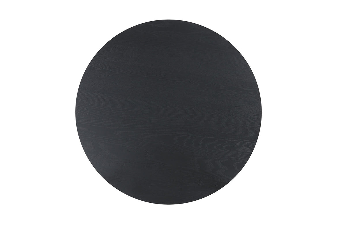 Yate Black Round Dining Table by Furniture of America at Eve Furniture