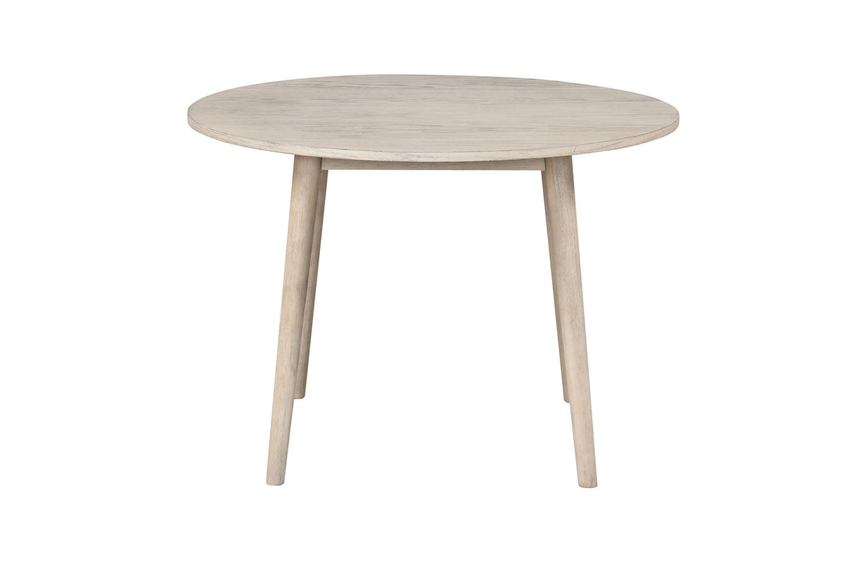 Yate Natural Oak Round Dining Table by Furniture of America at Eve Furniture