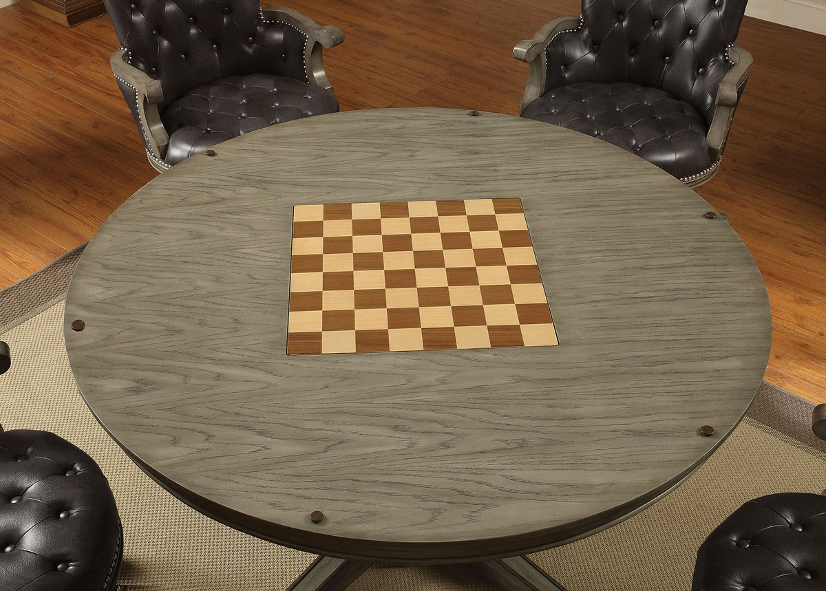 Yelena Gray Game Table by Furniture of America at Eve Furniture