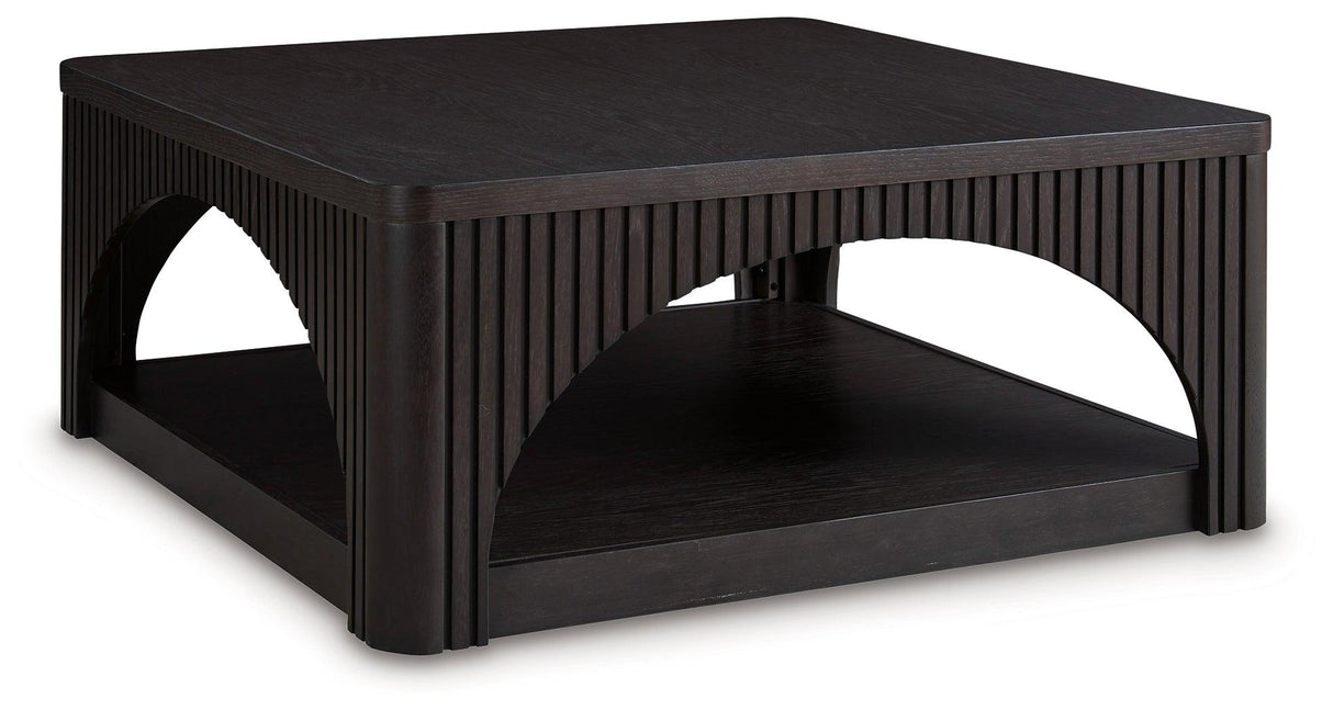 (Special) Yellink Black Coffee Table by Ashley at Eve Furniture