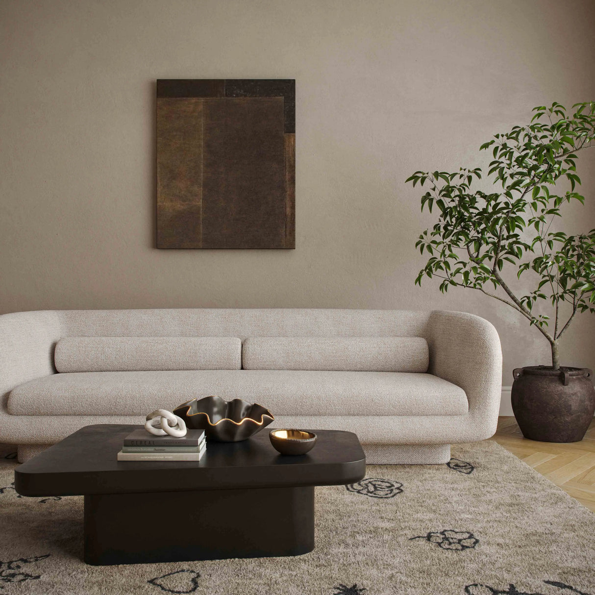 Yoko Black Coffee Table by TOV Furniture at Eve Furniture