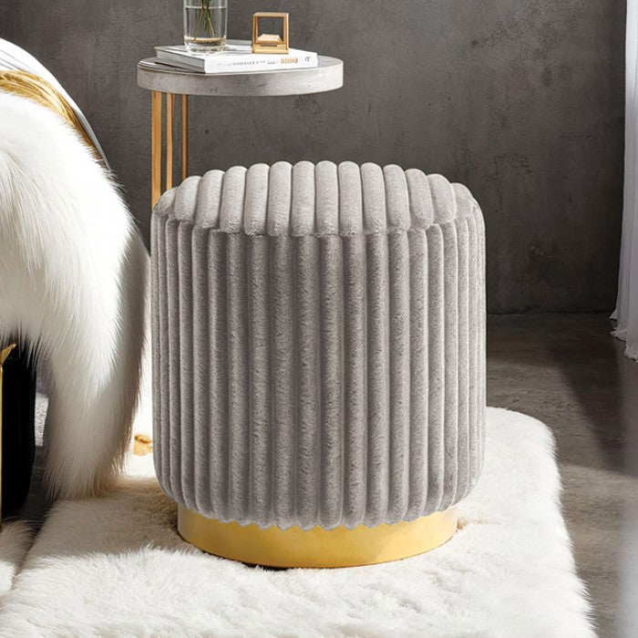 Yolanda Gray Stool by Furniture of America at Eve Furniture