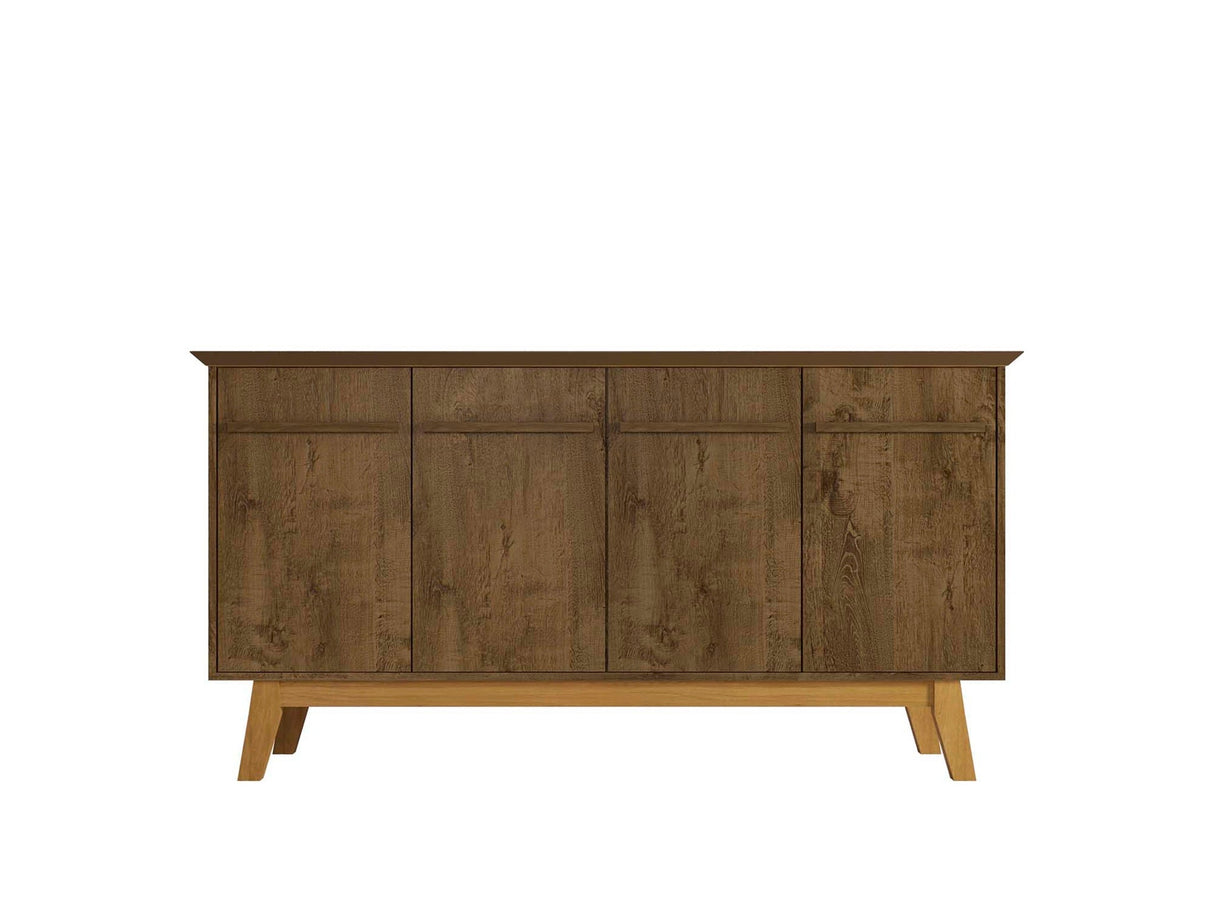 Yonkers 62.99 Sideboard in Rustic Brown by Manhattan Comfort at Eve Furniture