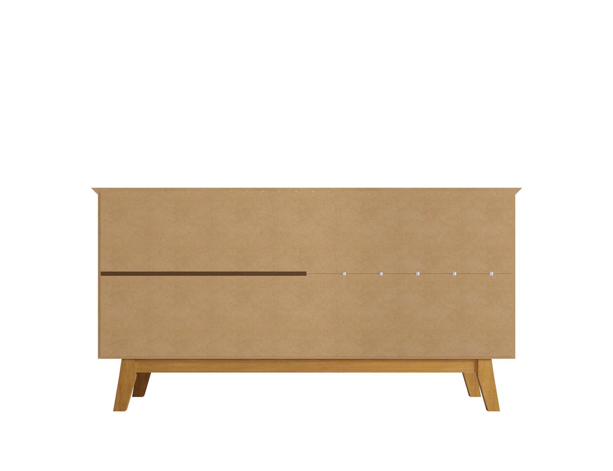 Yonkers 62.99 Sideboard in White by Manhattan Comfort at Eve Furniture