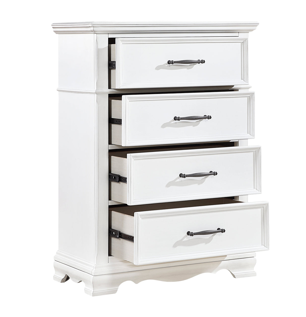 York White Panel Bedroom Set by Homelegance at Eve Furniture