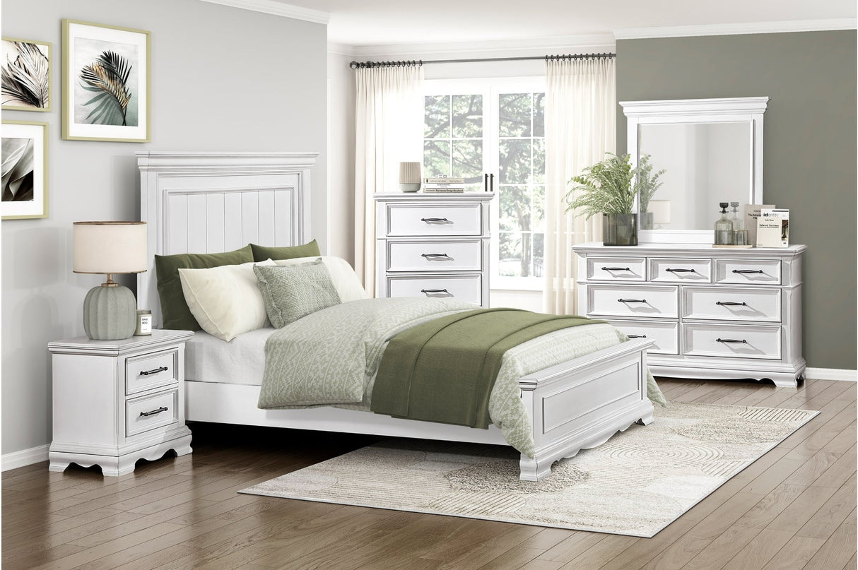 York White Youth Panel Bedroom Set by Homelegance at Eve Furniture