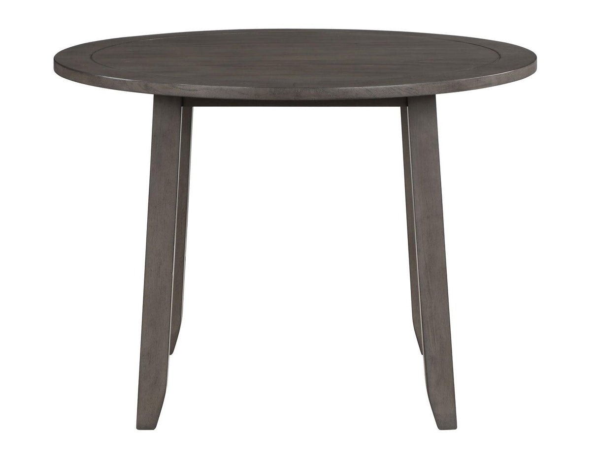 Yorktown Gray 5-Piece Round Dining Room Set by Steve Silver at Eve Furniture