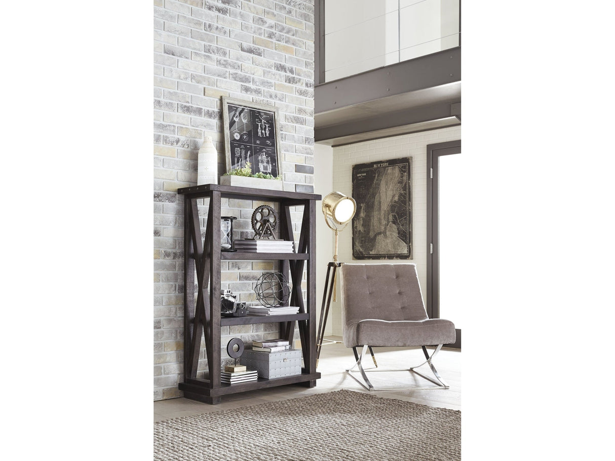 Yosemite Solid Wood 54x39 inch Bookshelf in Cafe by Modus Furniture at Eve Furniture