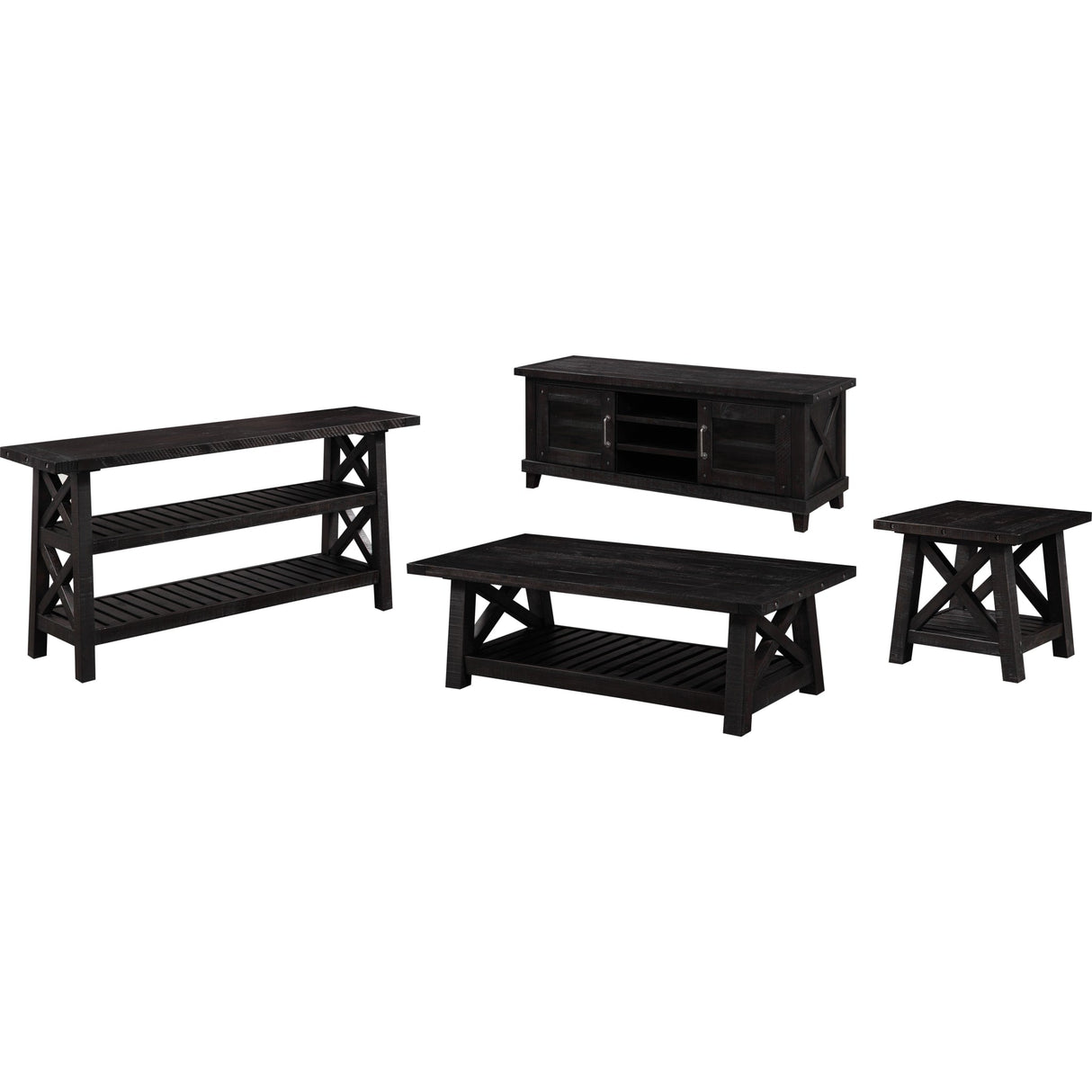 Yosemite Solid Wood Coffee Table in Cafe by Modus Furniture at Eve Furniture