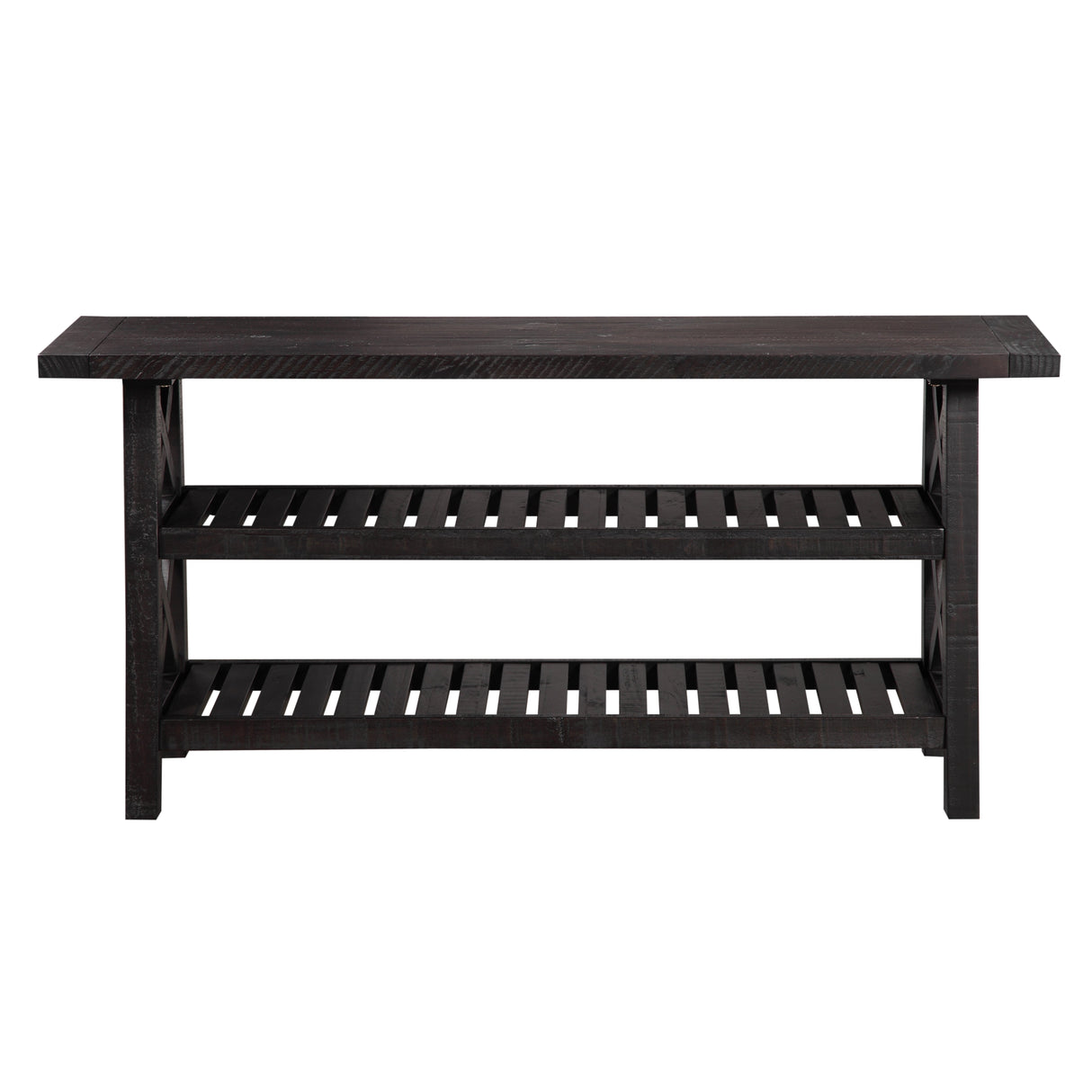 Yosemite Solid Wood Console Table in Cafe by Modus Furniture at Eve Furniture