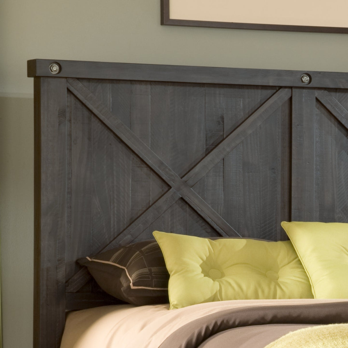 Yosemite Solid Wood Full Panel Bed in Cafe by Modus Furniture at Eve Furniture