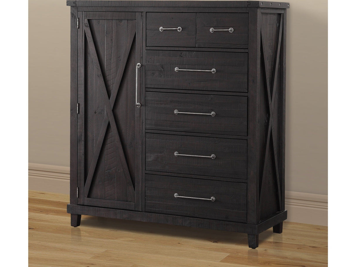Yosemite Solid Wood Gentleman's Chest in Cafe by Modus Furniture at Eve Furniture