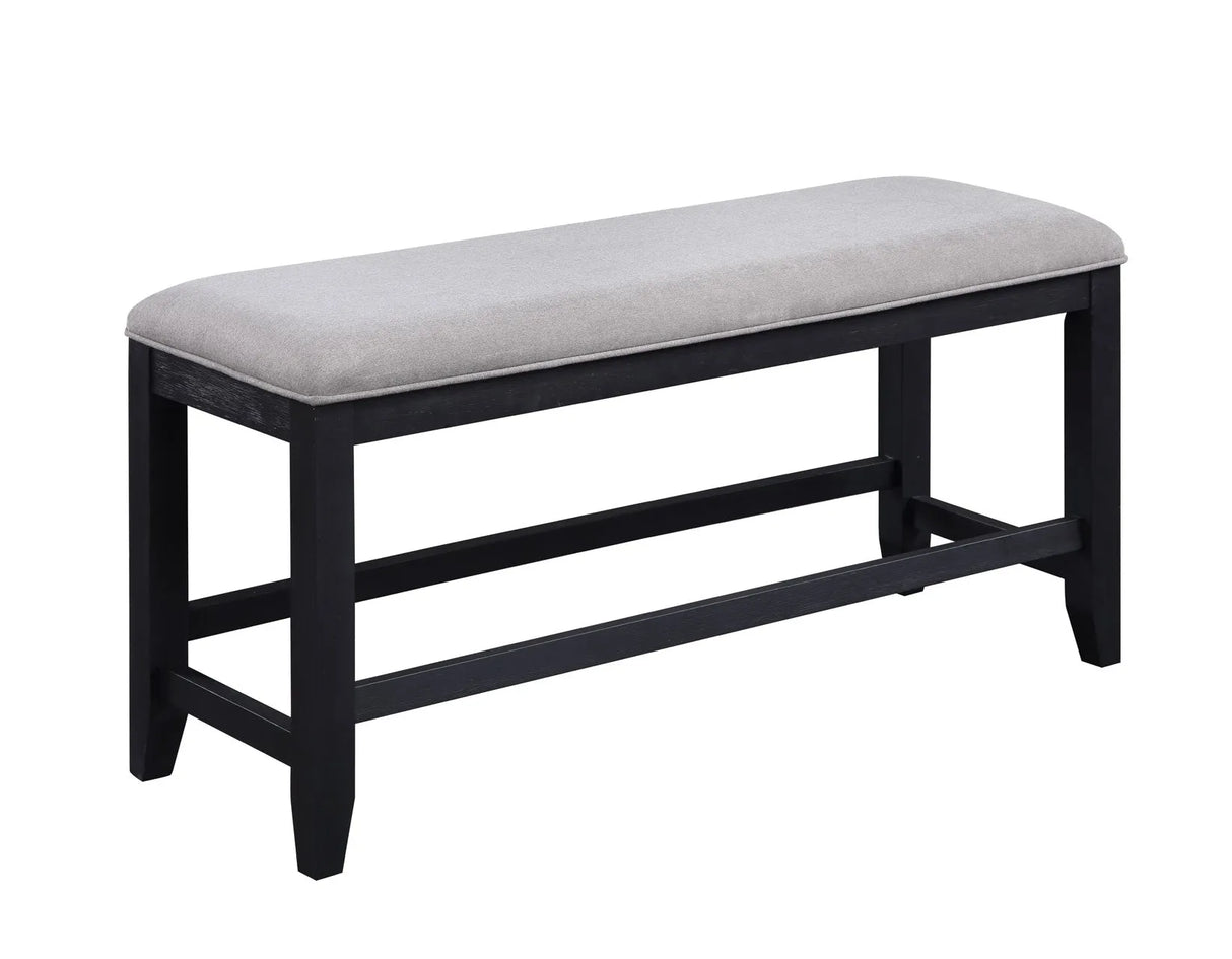 Yves Charcoal Storage Counter Height Dining Set by Steve Silver at Eve Furniture