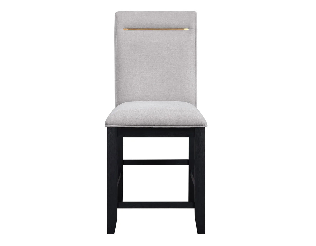 Yves Charcoal Storage Counter Height Dining Set by Steve Silver at Eve Furniture
