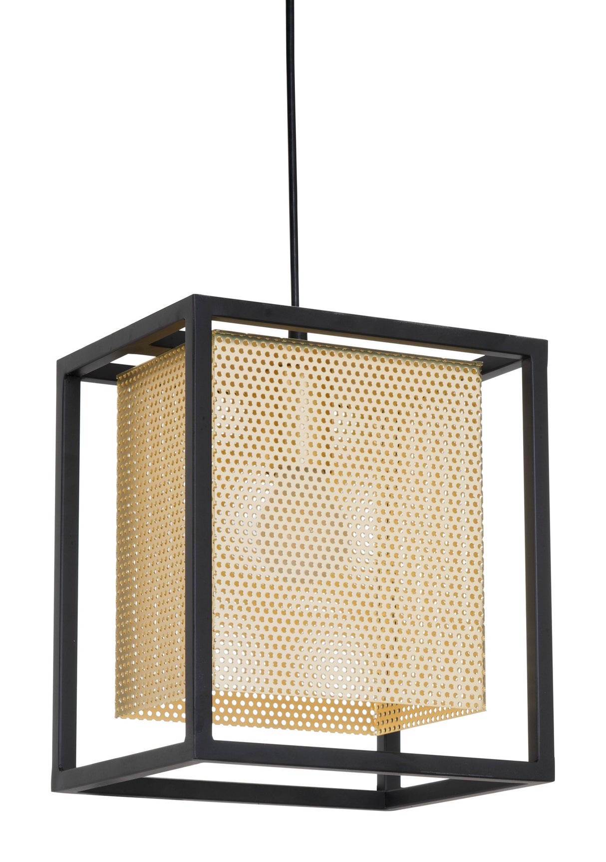 Yves Gold & Black Ceiling Lamp by Zuomod at Eve Furniture