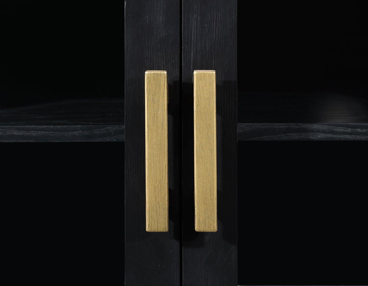 Yves Black 64″ TV Stand by Steve Silver at Eve Furniture