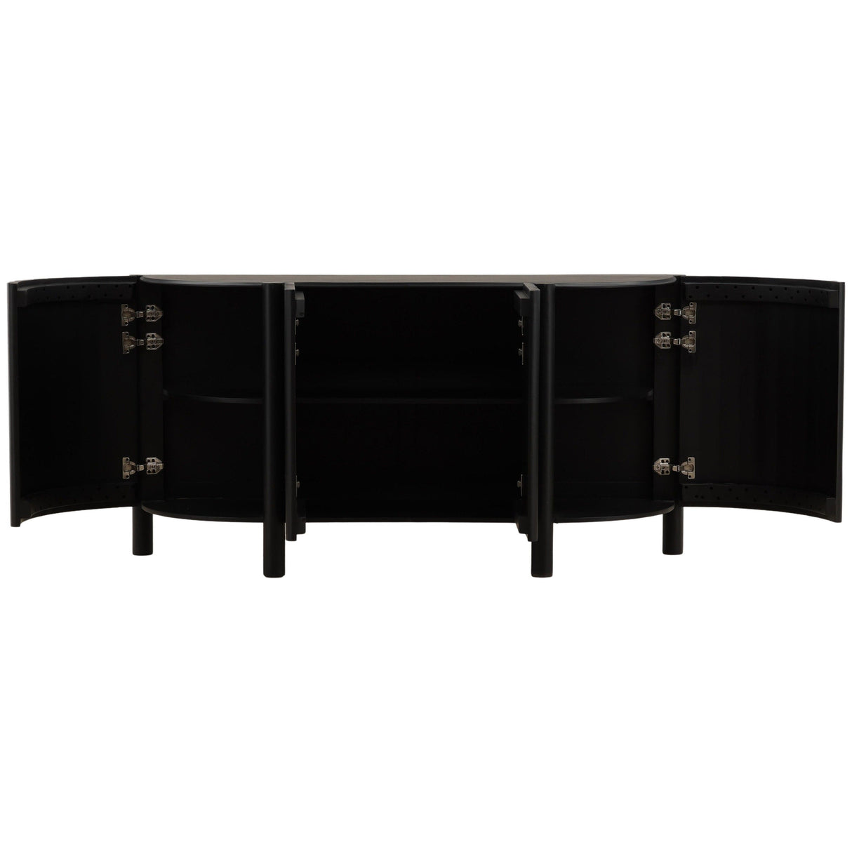 Zadok Sideboard, Black by Dovetail at Eve Furniture