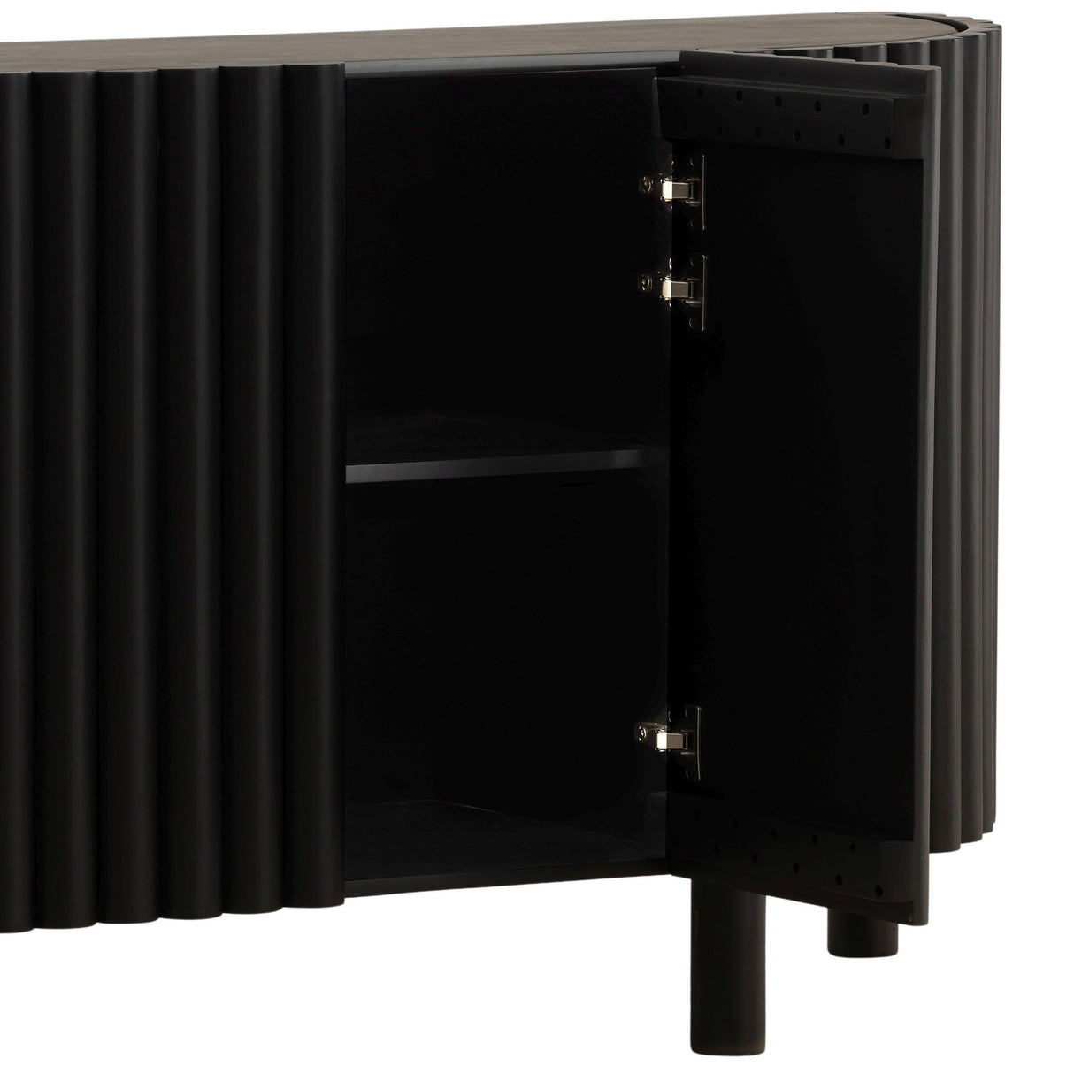 Zadok Sideboard, Black by Dovetail at Eve Furniture