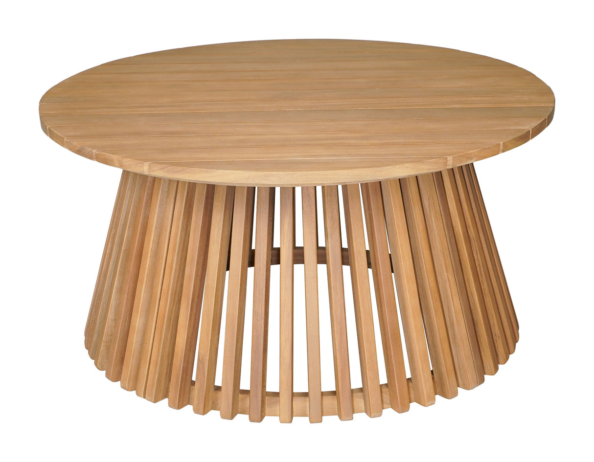 Zahara Natural Outdoor Coffee Table by Zuomod at Eve Furniture