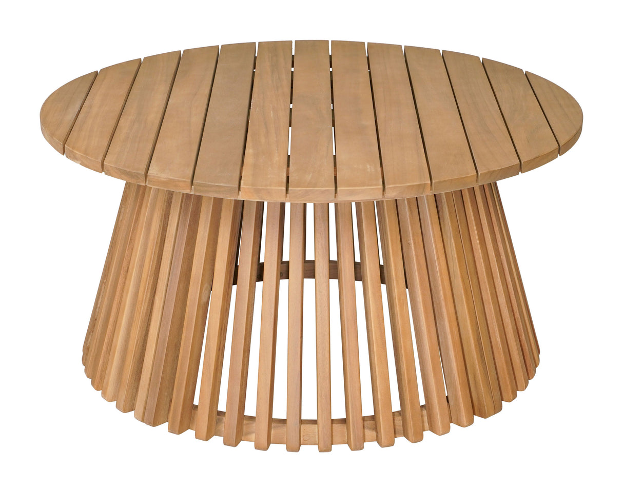 Zahara Natural Outdoor Coffee Table by Zuomod at Eve Furniture