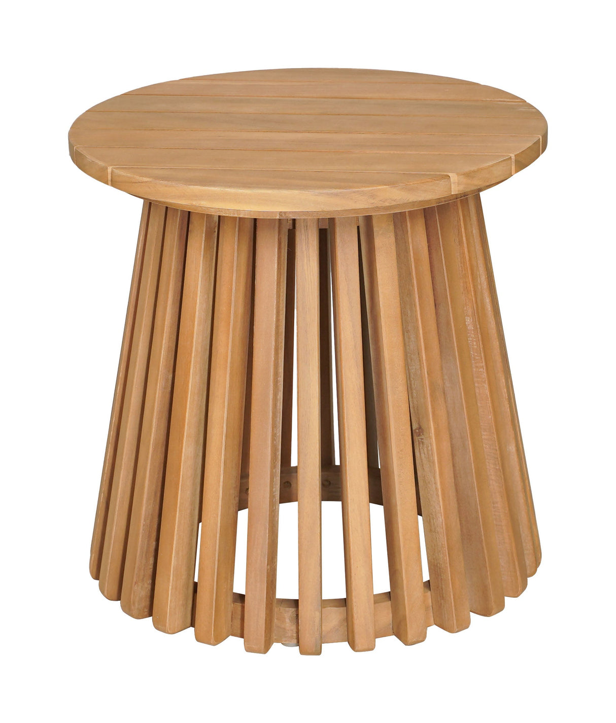 Zahara Natural Outdoor Side Table by Zuomod at Eve Furniture