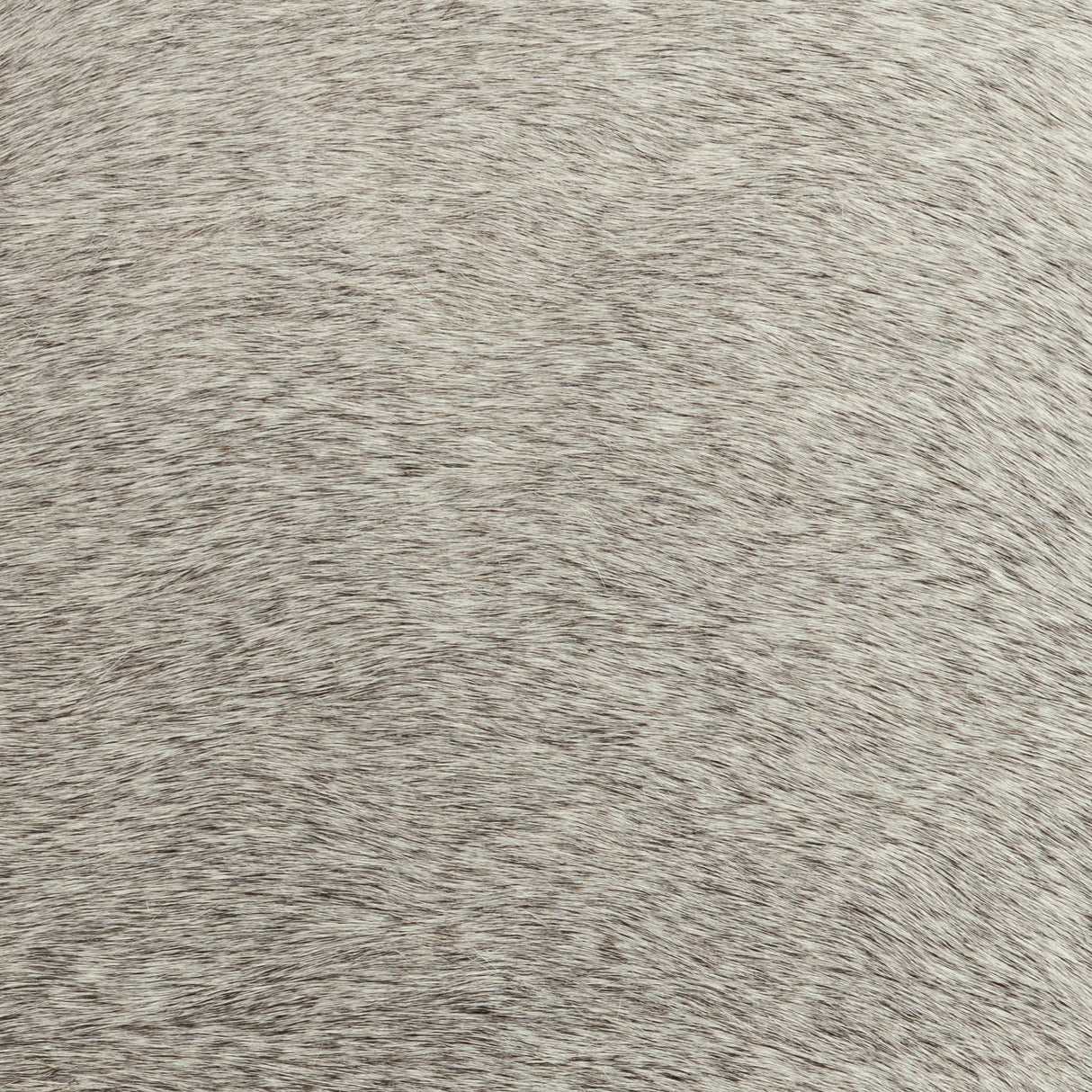 Zahavi Gray Hair-On-hide W/Metal Base Ottoman by Mercana at Eve Furniture