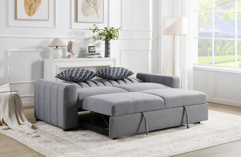 Zaira Grey Sofa & Loveseat by New Era Innovations at Eve Furniture