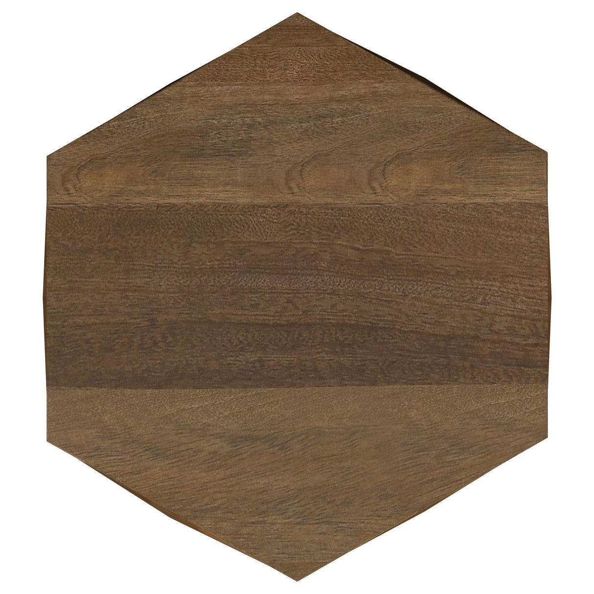 Zalika Natural Hexagonal Solid Mango Wood End Table by Coaster at Eve Furniture