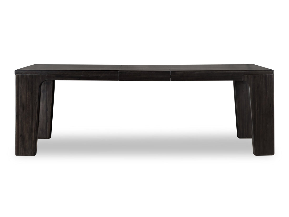 Zamba Extendable Acacia Wood Dining Table in Jaguar by Modus Furniture at Eve Furniture
