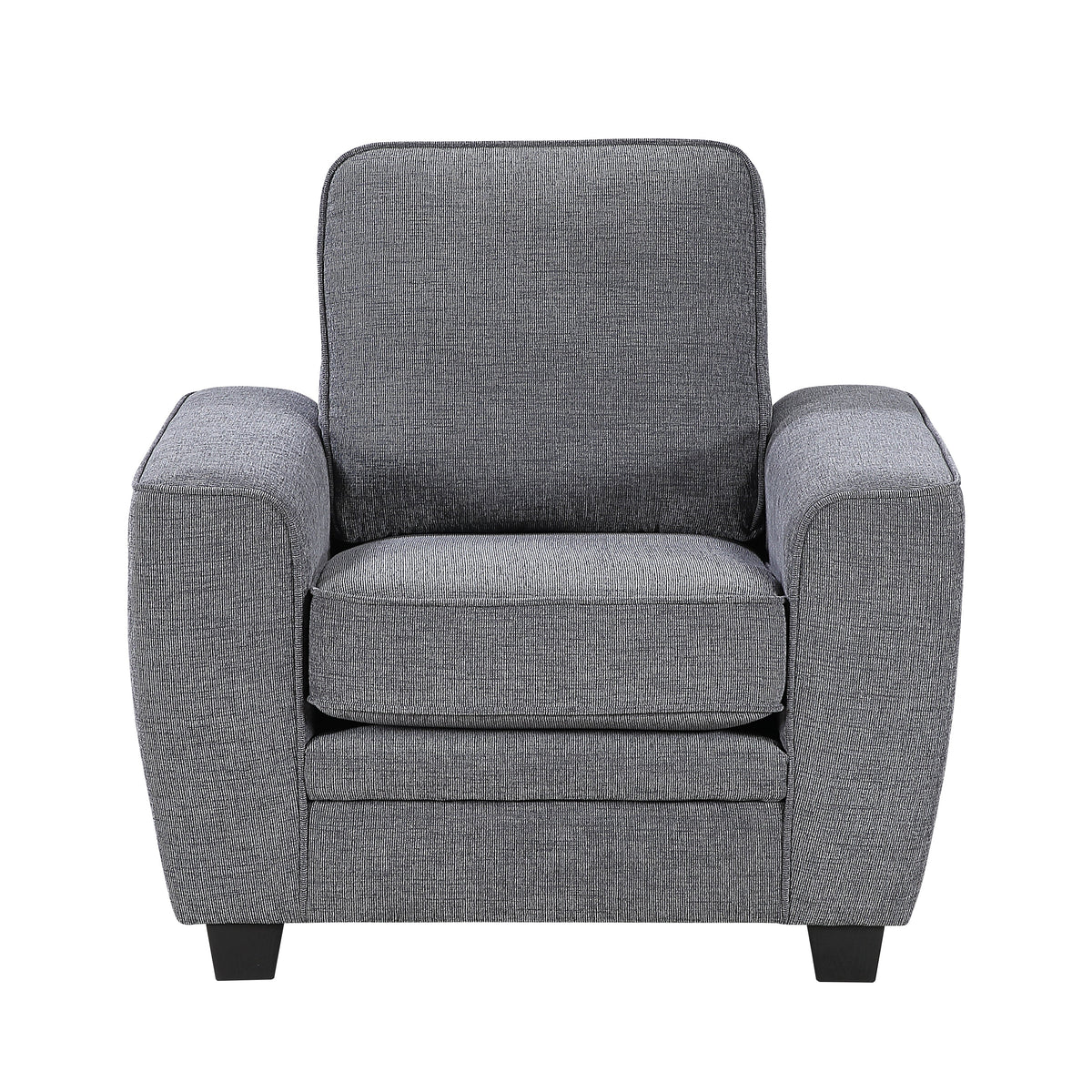 Zander Dark Gray Chair by Homelegance at Eve Furniture