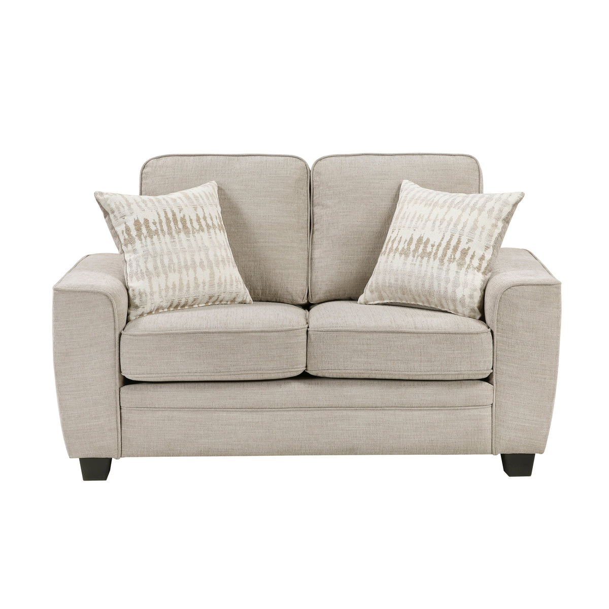 Zander Taupe 2-Piece Living Room Set by Homelegance at Eve Furniture
