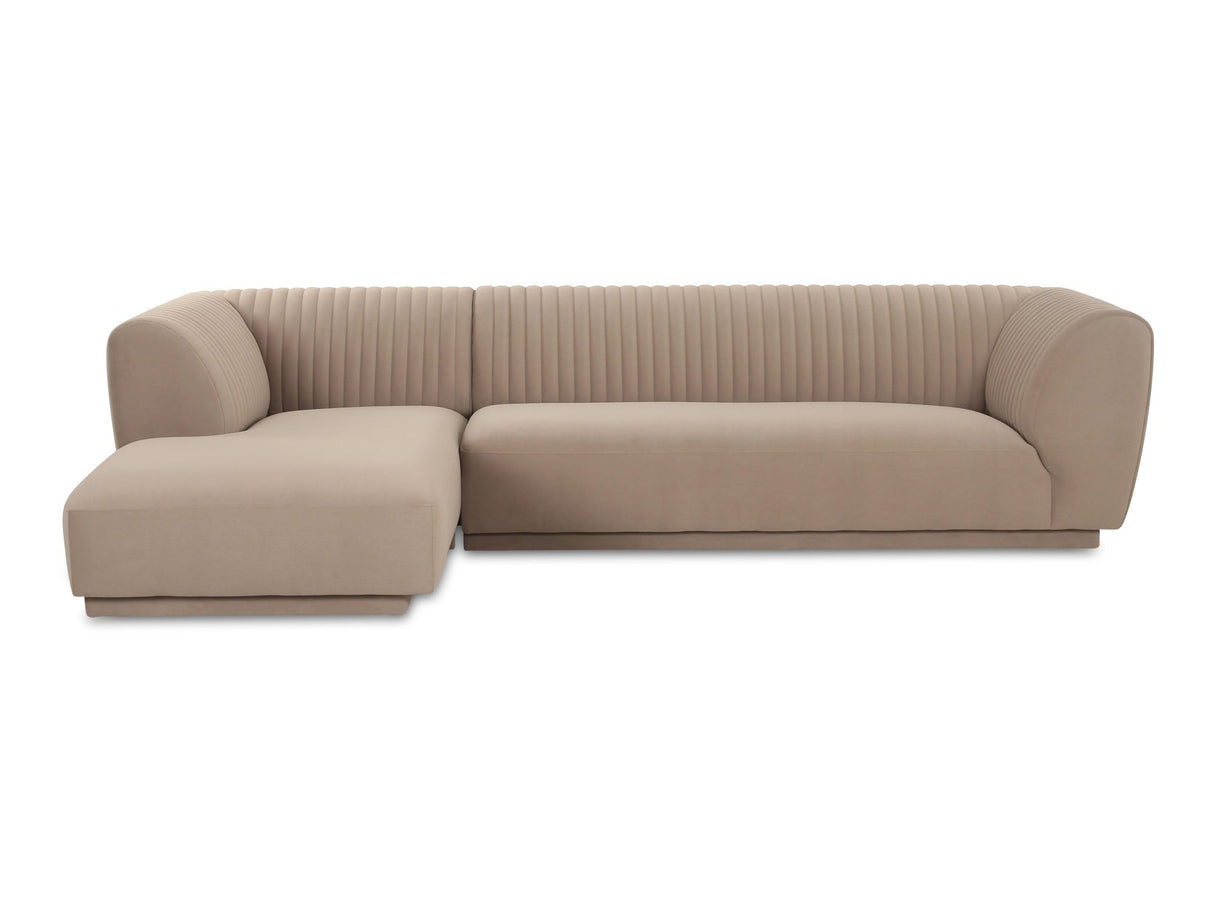 Zandro Beige Left Sectional by MOES at Eve Furniture