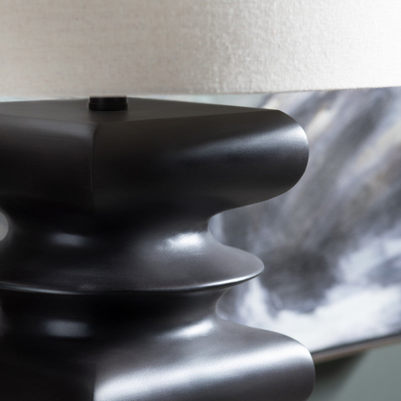 Zane Black Table Lamp (Set of 2) by Crestview at Eve Furniture