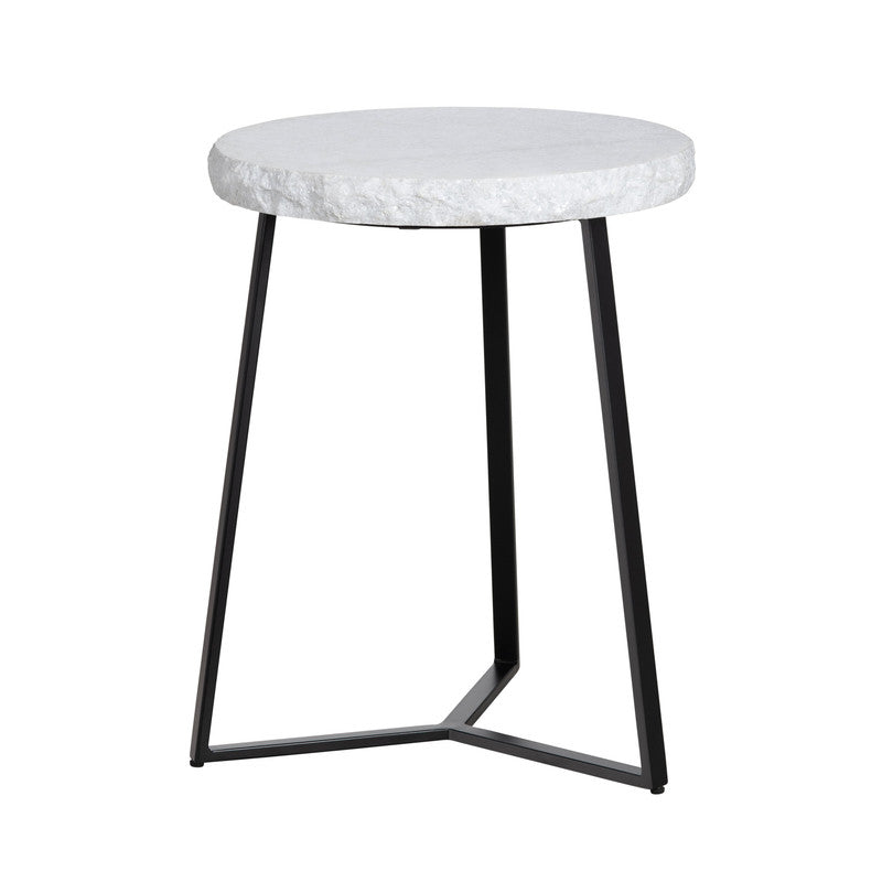 Zara Black/White Accent Table by Crestview at Eve Furniture