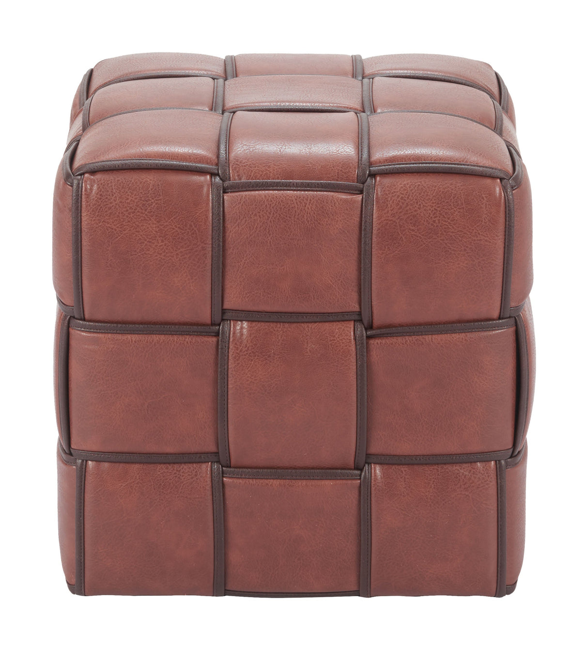 Zare Brown Ottoman by Zuomod at Eve Furniture