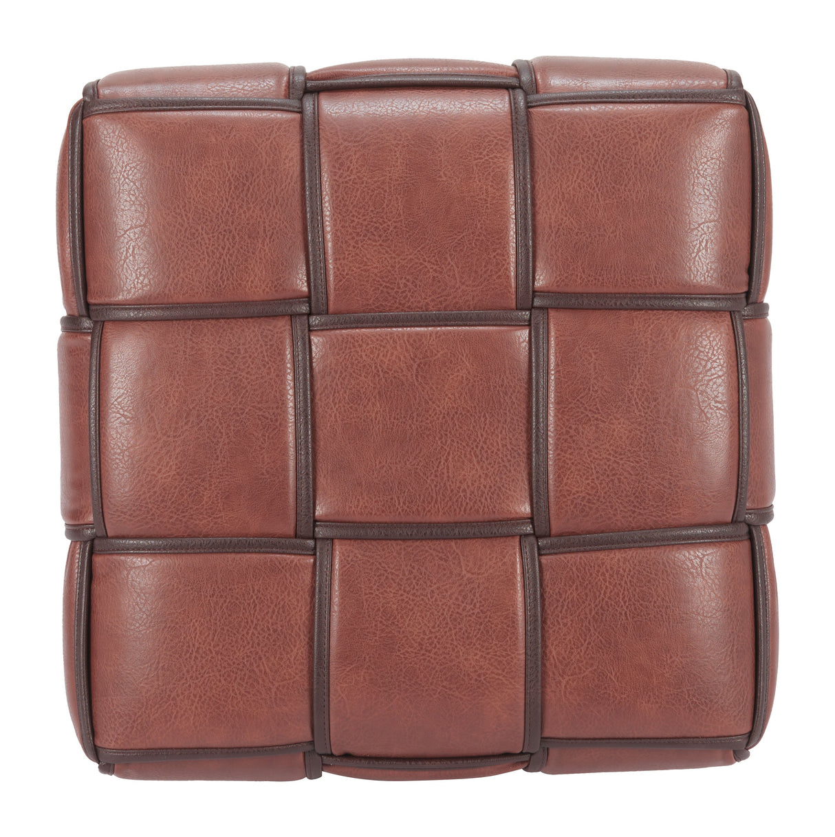 Zare Brown Ottoman by Zuomod at Eve Furniture