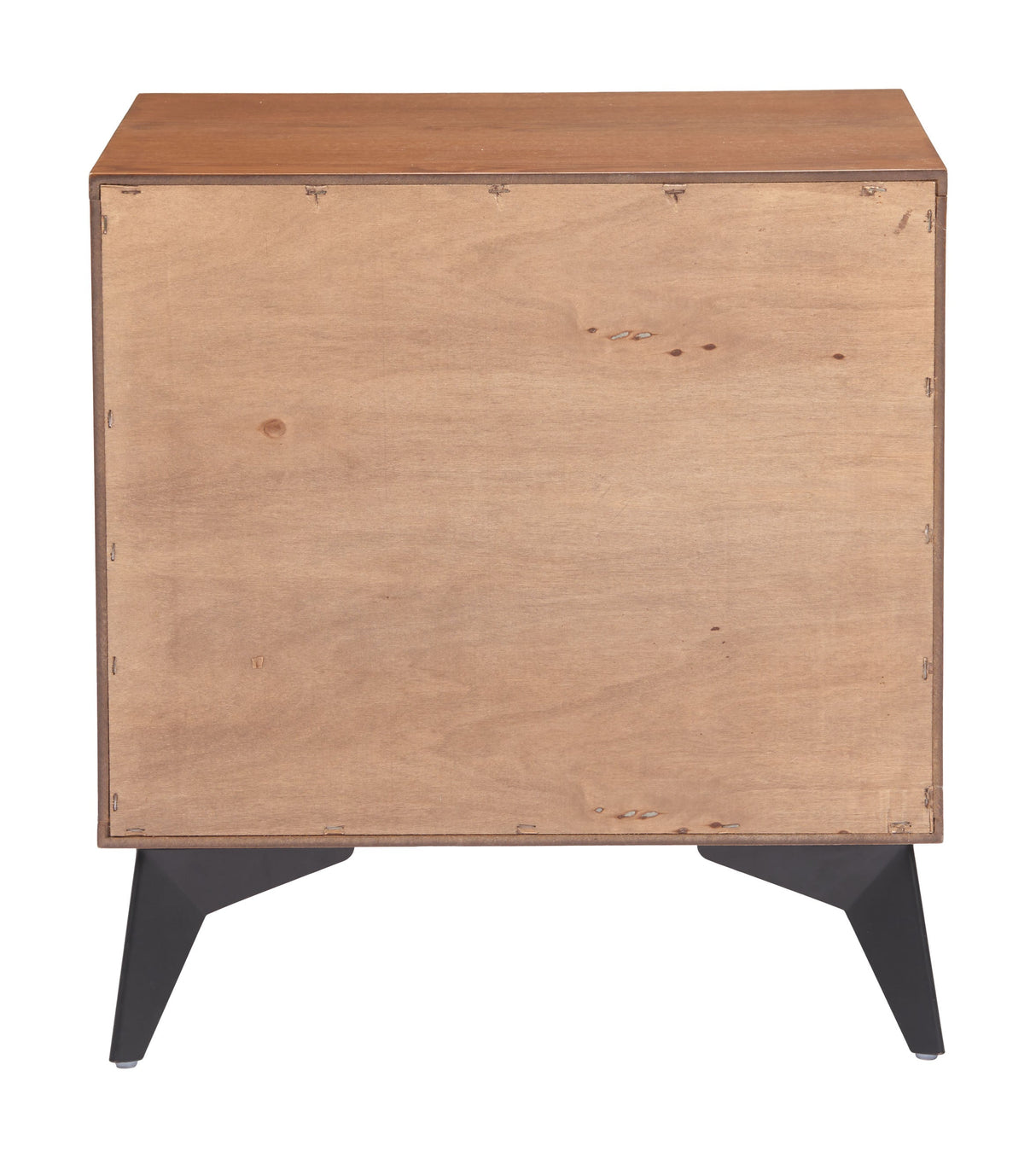 Zarif Black & Walnut Nightstand by Zuomod at Eve Furniture