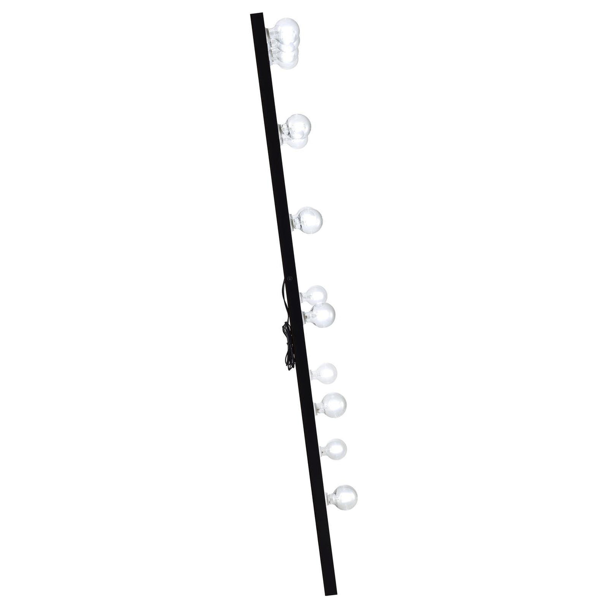 Zayan Black High Gloss Full Length Floor Mirror With Lighting by Coaster at Eve Furniture