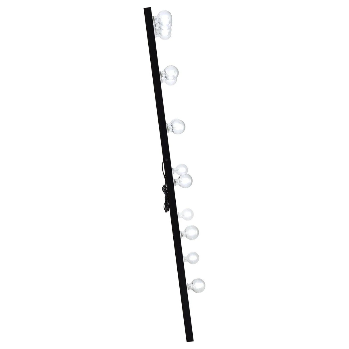 Zayan Black High Gloss Full Length Floor Mirror With Lighting by Coaster at Eve Furniture