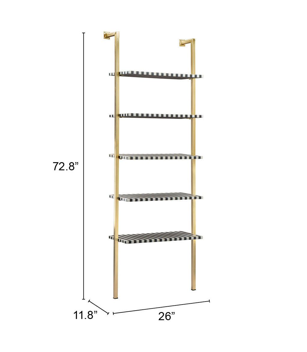 Zebra Multicolor Shelf by Zuomod at Eve Furniture