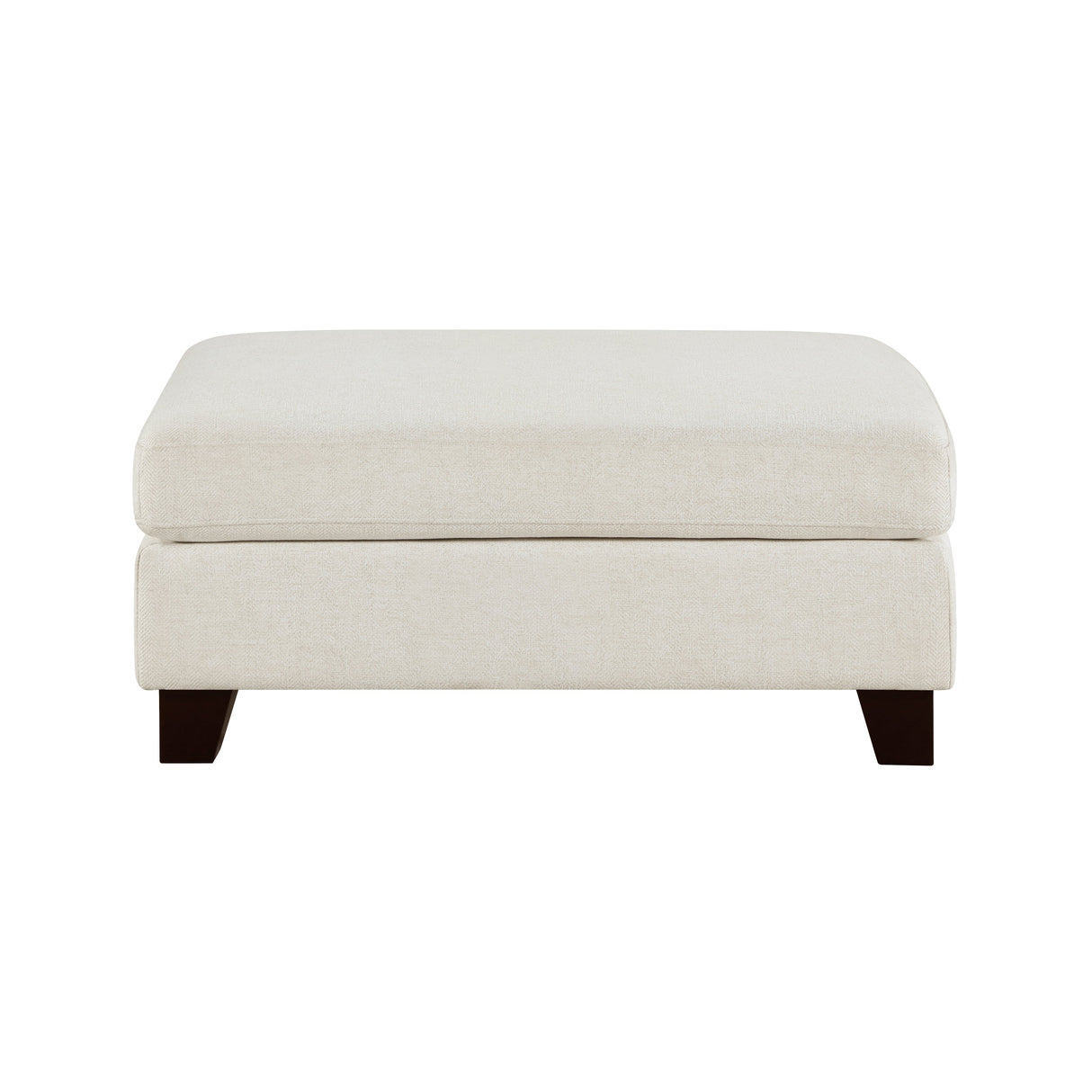 Zeke Ivory Ottoman by Homelegance at Eve Furniture