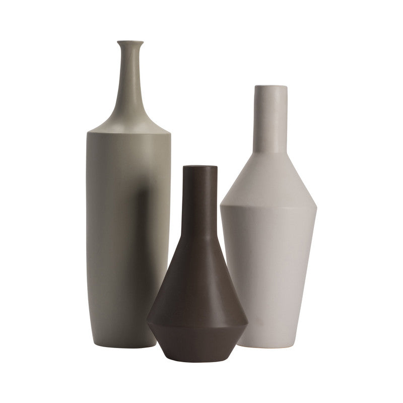 Zen Grey Japanese Inspired Bottles by Crestview at Eve Furniture