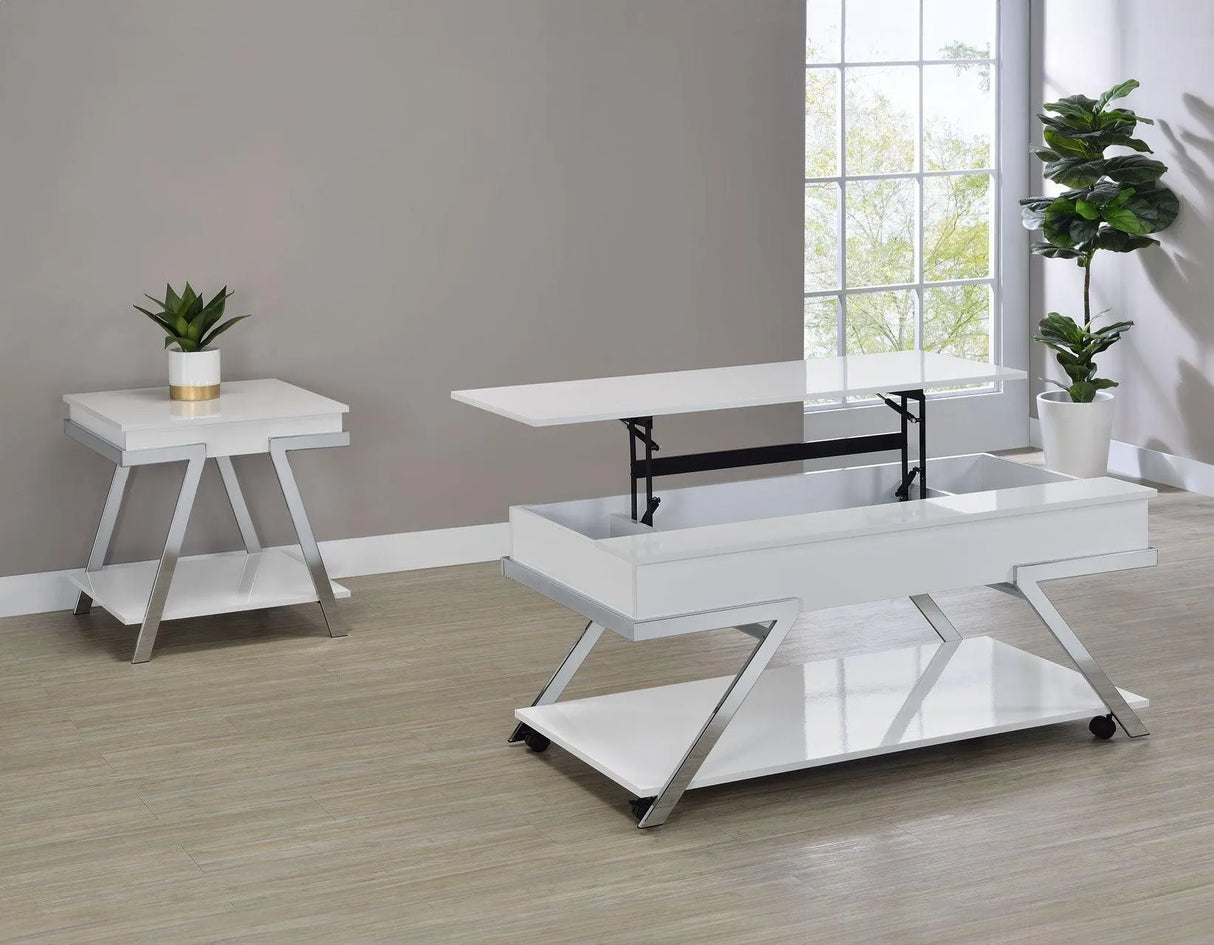 Zena End Table by Steve Silver at Eve Furniture