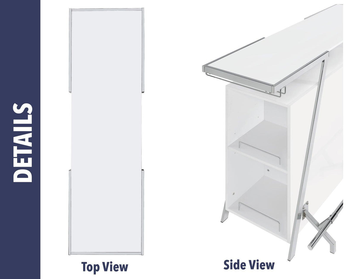 Zena 3-Piece Bar Set with LED lighting by Steve Silver at Eve Furniture