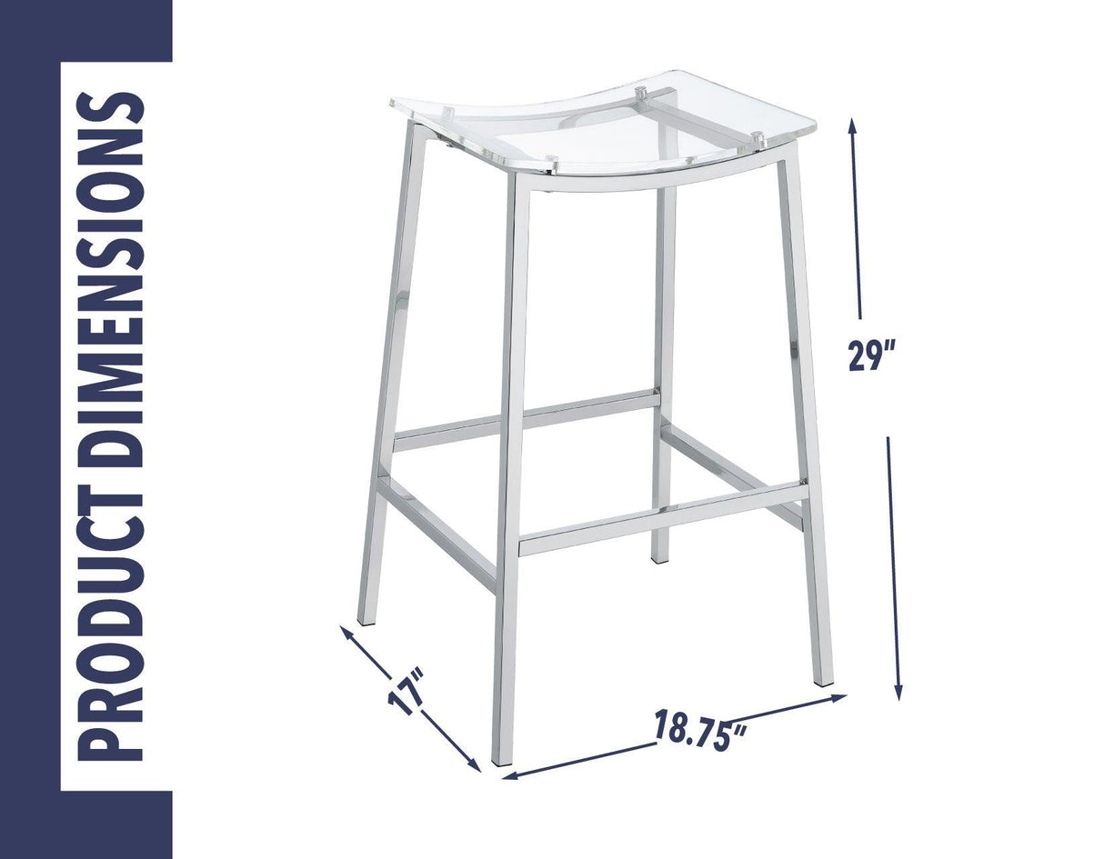 Zena 30″ Backless Bar Stool by Steve Silver at Eve Furniture