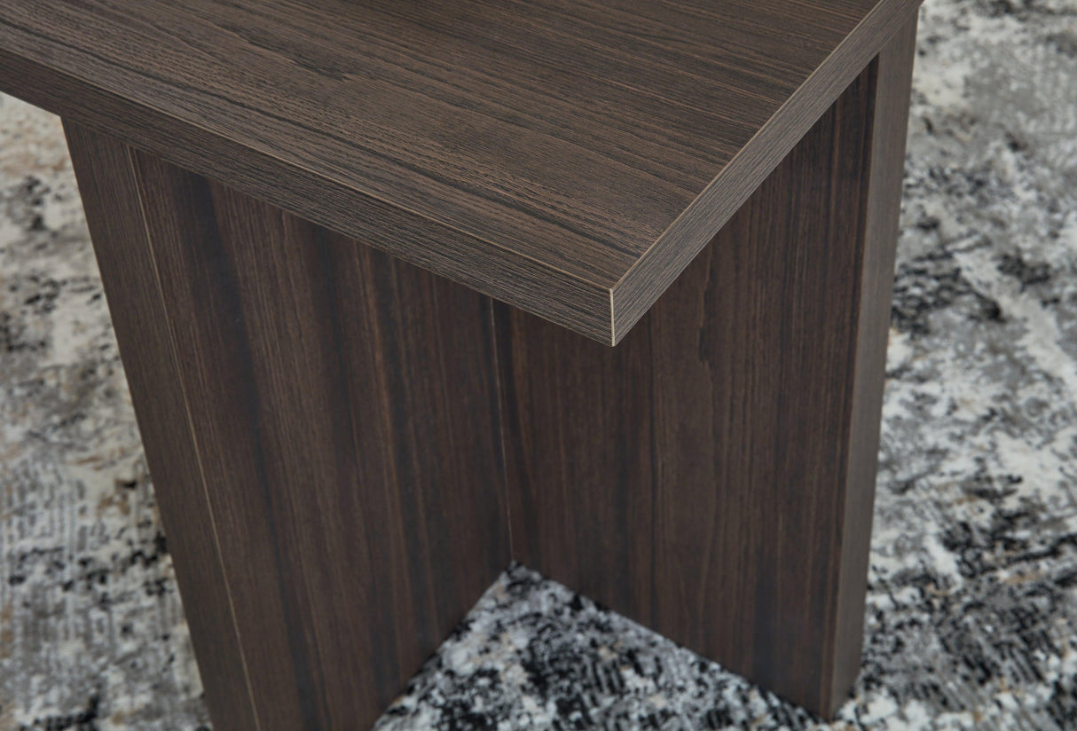 Zendex Brown Table by Ashley at Eve Furniture