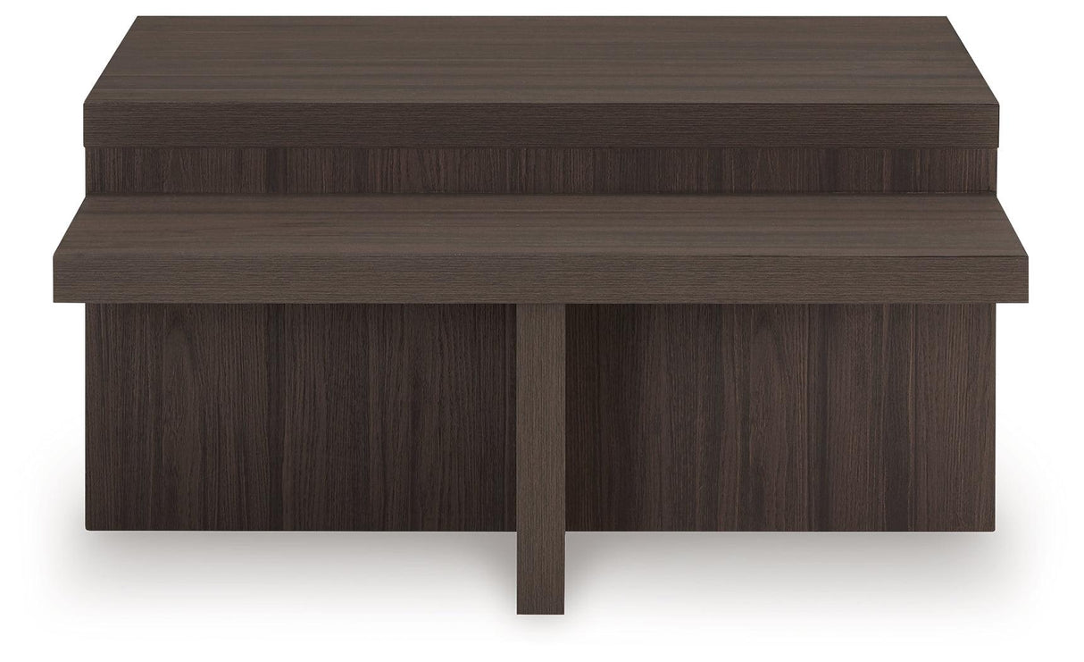 Zendex Brown Table by Ashley at Eve Furniture