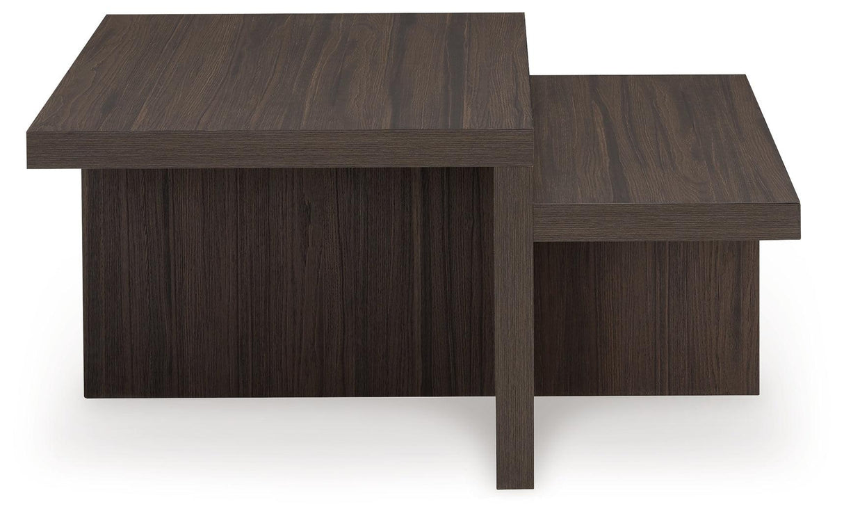 Zendex Brown Table by Ashley at Eve Furniture