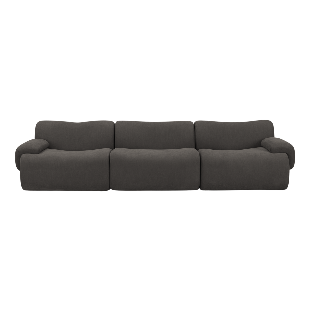 Zenith 116.5" Contract-Grade Upcycled Fabric Modular Sofa by TOV Furniture at Eve Furniture