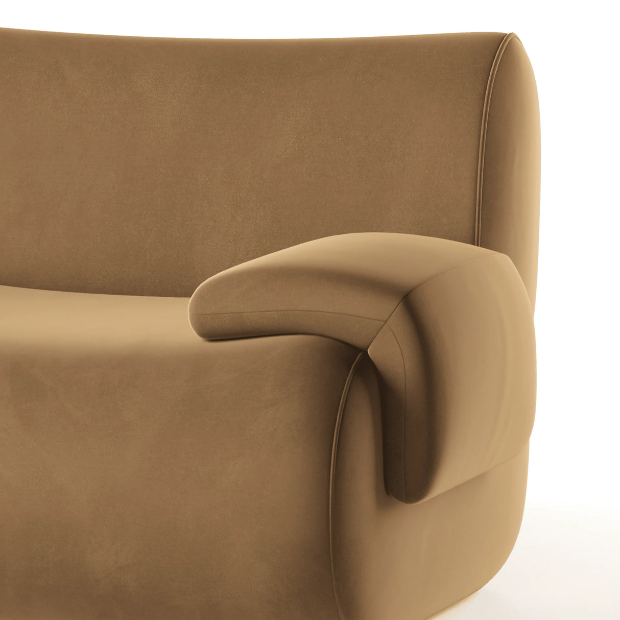 Zenith 5-Piece Latte Brown Performance Velvet Modular L-Sectional by TOV Furniture at Eve Furniture